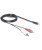 Delock  84000 Audio 3.5 mm stereo jack male > 2 x RCA male 1.5 m kabel