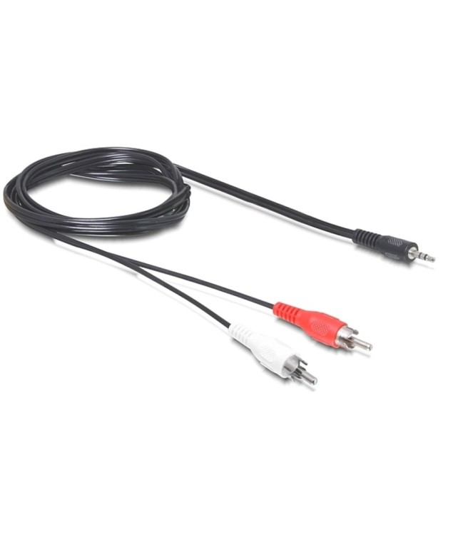 Delock  84000 Audio 3.5 mm stereo jack male > 2 x RCA male 1.5 m kabel