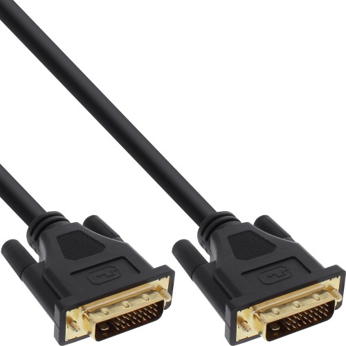 InLine 17771P DVI-D Cable Premium 24+1 męski  męski Dual Link pozłacany 1m pic_1.jpg
