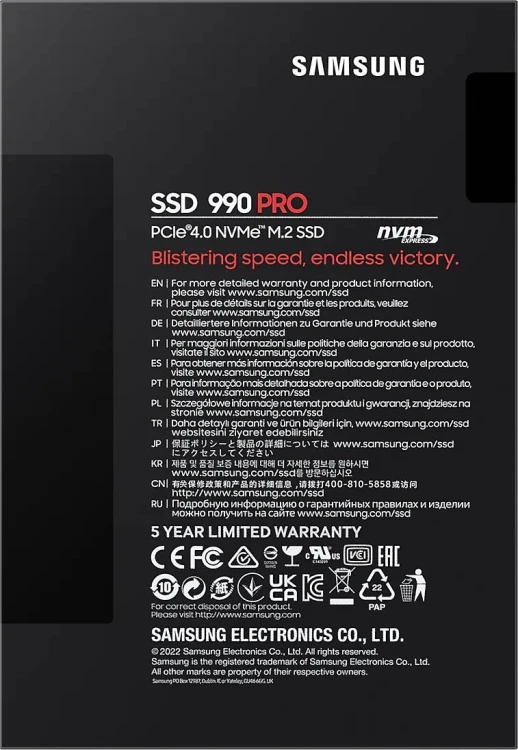 Samsung SSD 990PRO 1TB Gen4 .0x4 NVMe pic_6.jpg