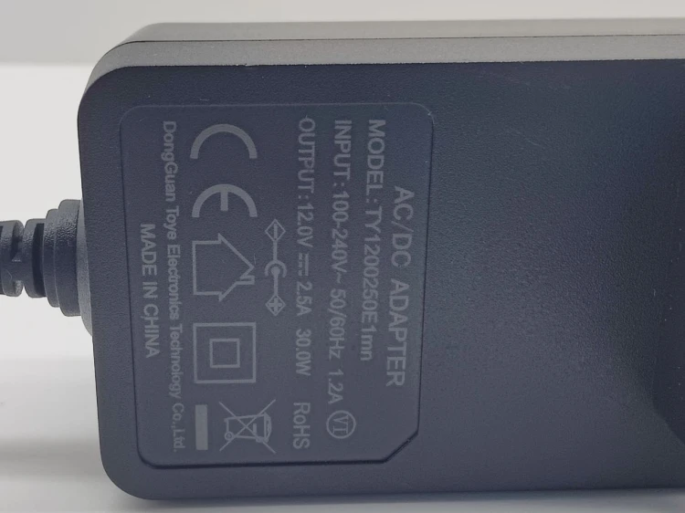 InLine INTOS 12V 2.5A 30W 5.5 model TY1200250E1mn zasilacz (1).jpg